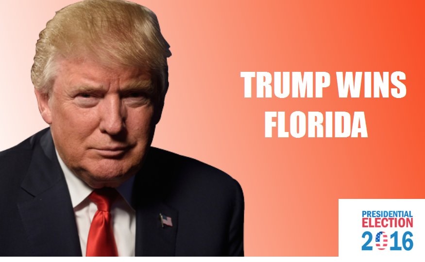 Donald Trump wins Florida making him clear favourite to be US President ...