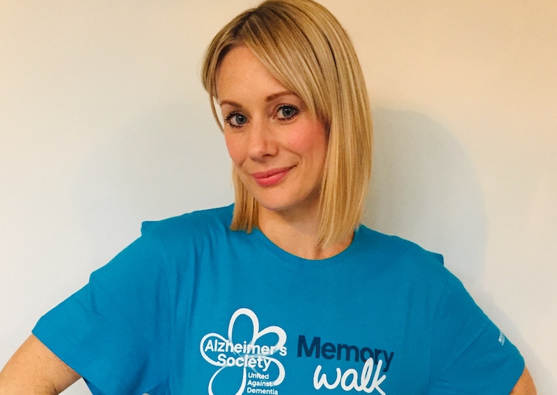 Croydon actress Kellie Shirley doing Alzheimer’s Society Memory Walk ...