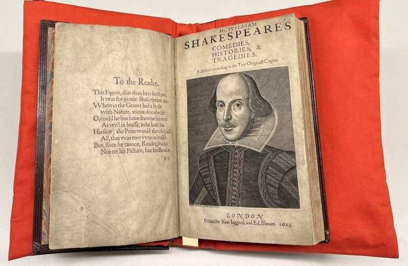 Shakespeare’s First Folio on display for 400th anniversary