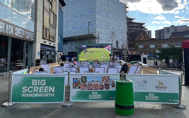 Southside Big Screen Showing Wimbledon In Wandsworth