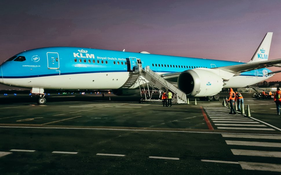 KLM plane