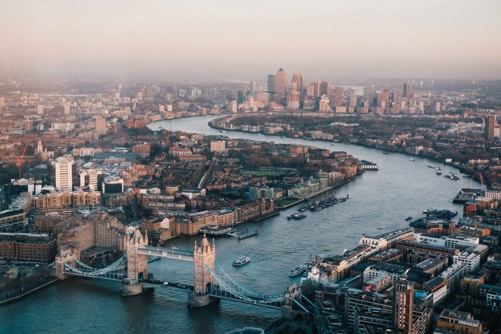 Image of River Thames Central London (Unsplash)