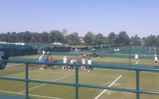 Wimbledon qualifying courts