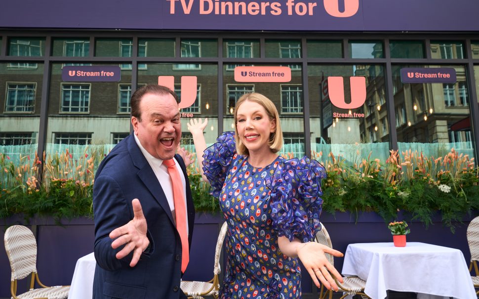 Shaun Williamson and Katherine Ryan