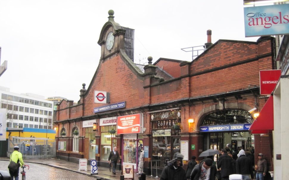 Hammersmith underground station