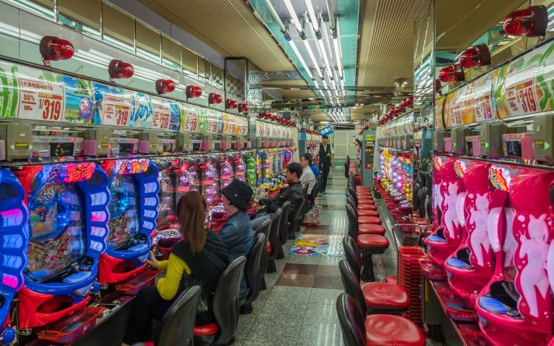 Gambling hall in Fukuoka, Japan