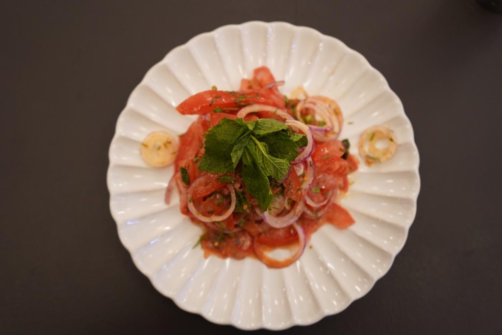 Achuchak salad. Credit: Nowruz.