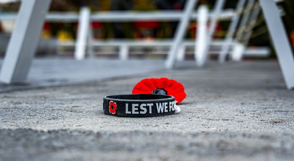 Remembrance Day bracelet