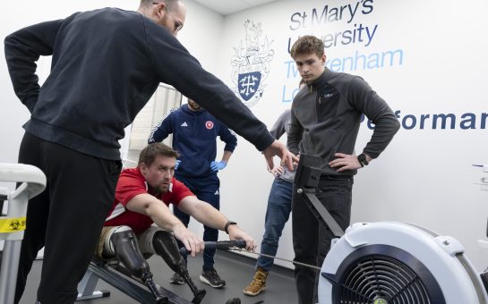 Christopher Bryde training for the Invictus Games