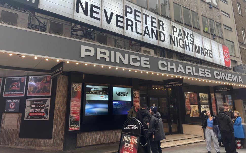 The front of the Prince Charles Cinema