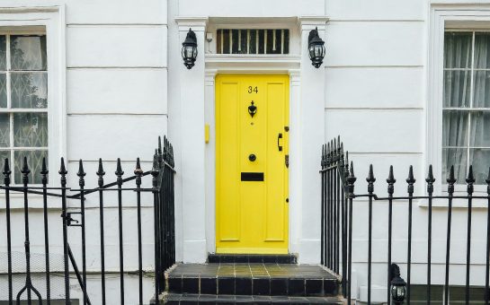 Front door of a house