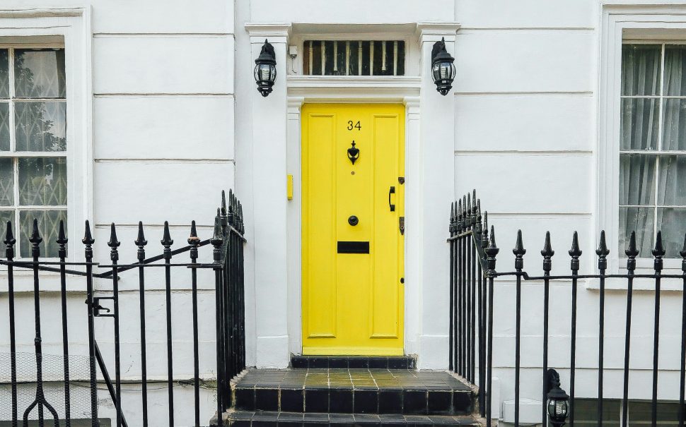 Front door of a house