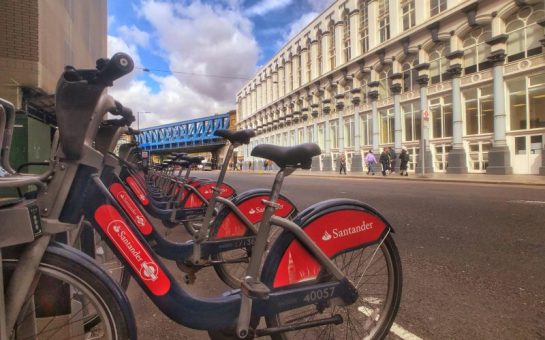 TfL bikes in London