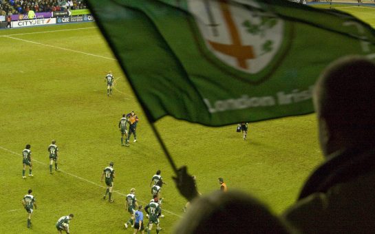 Stock image of London Irish fans