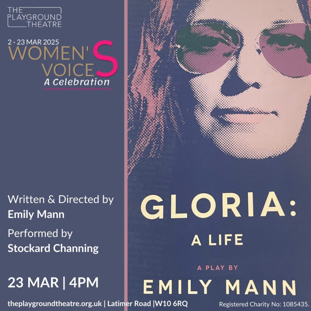 Promotional Picture for Gloria: A Life, written by Emily Mann and starring Stockard Channing