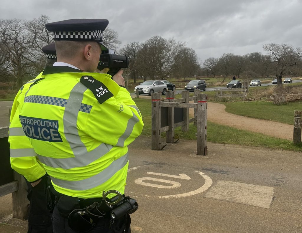 Royal Parks Police enforce park regulations for all users. Image from @MPSRoyal_Parks on X with permission.