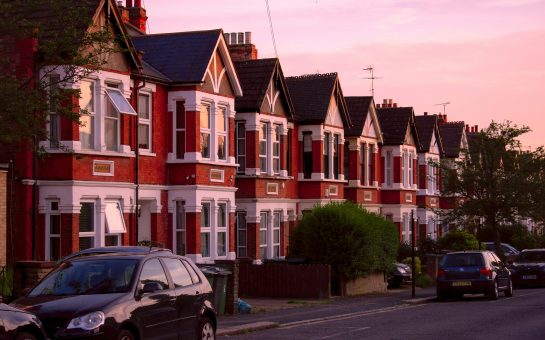 A row of terraced houses